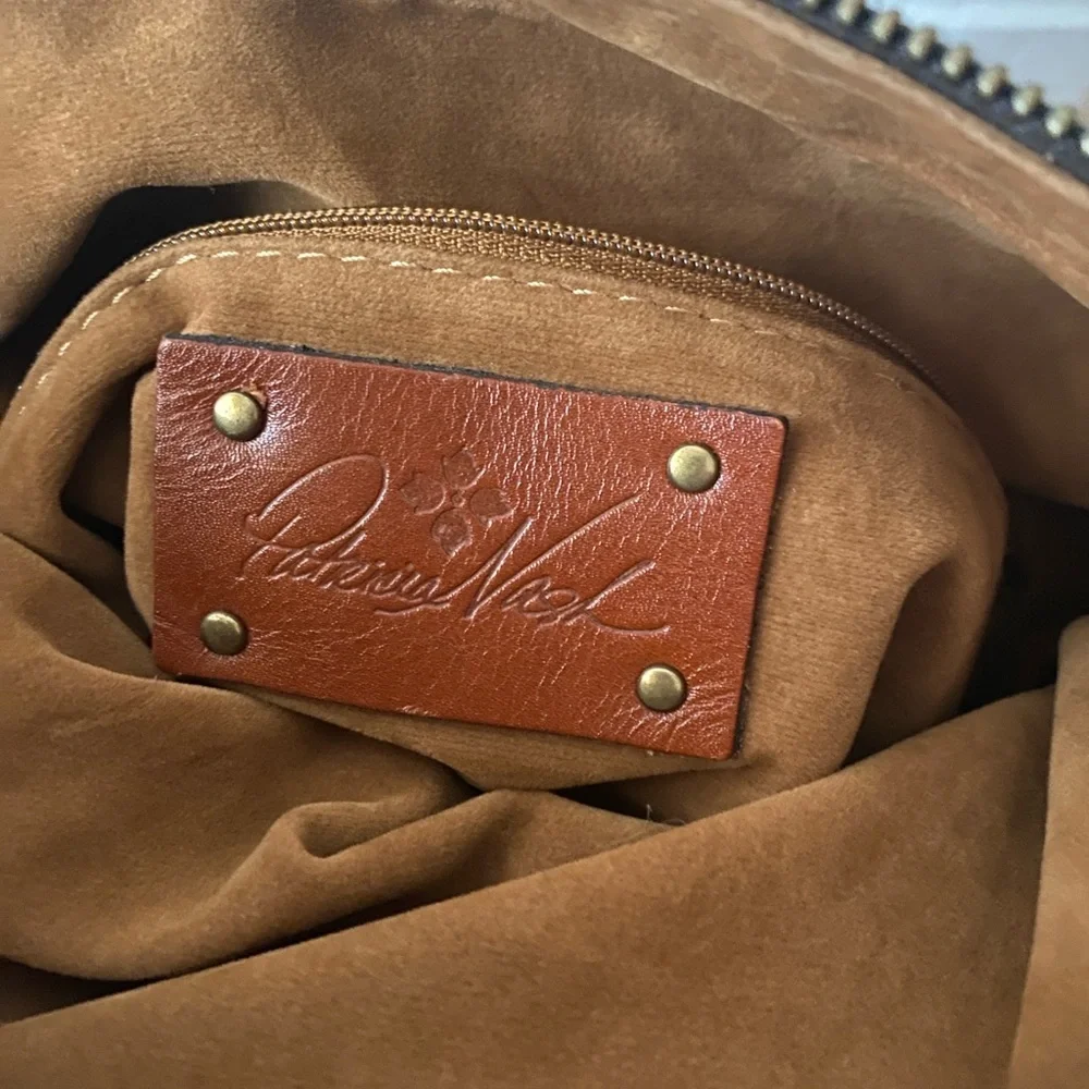 Patricia Nash Chestnut Brown Leather Backpack
